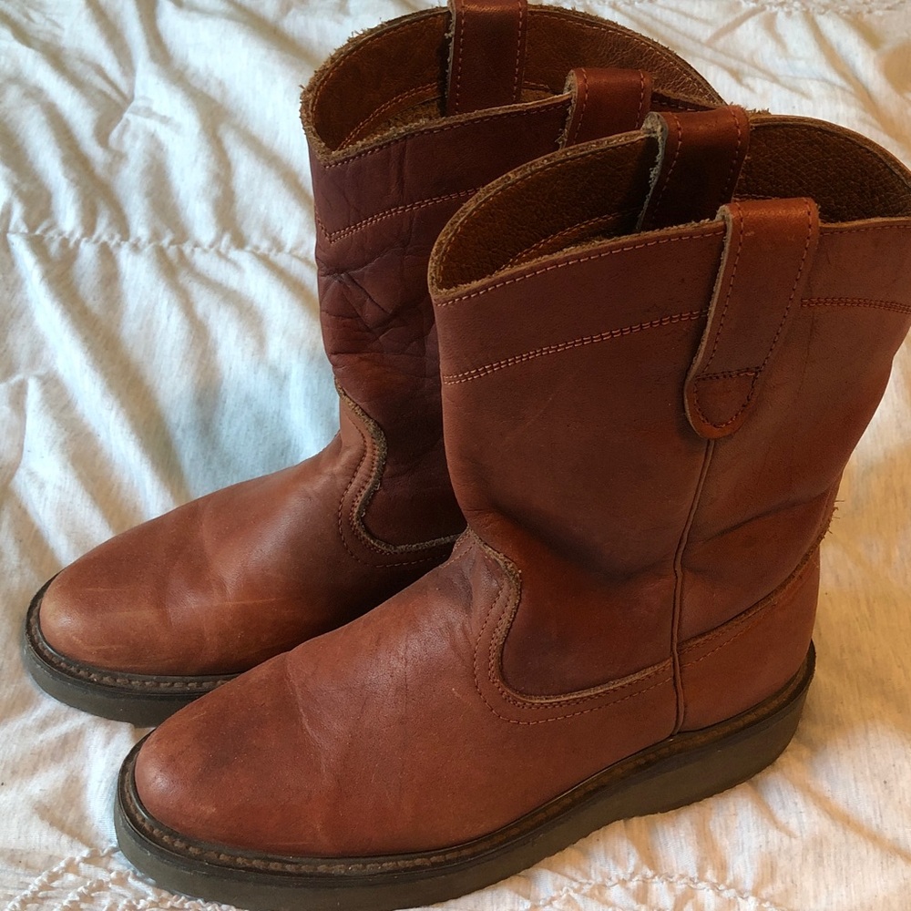Classic Brown Leather Boots